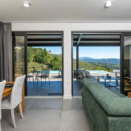 Vila With Private Pool & View Near Motovun, Casa Mille Olivi Modern Buzet